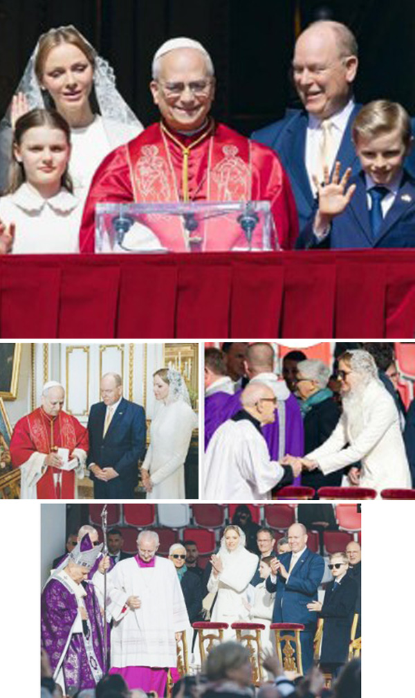 Charlene of Monaco with veil 2